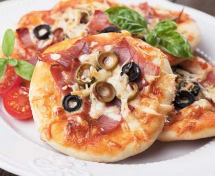 Mini pizzas reine