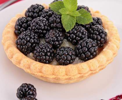 Mini-tartelettes aux mûres