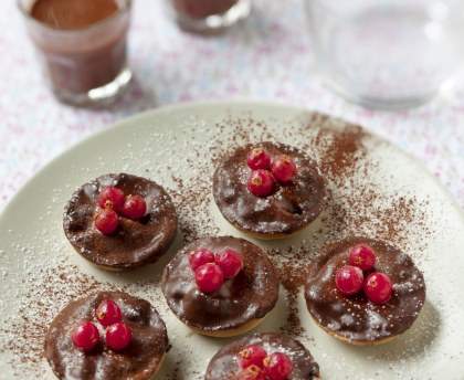 Mini-tartes au chocolat et aux spéculoos