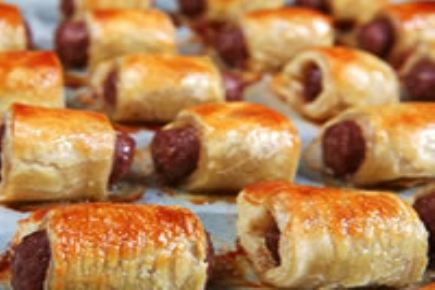 Minis friands à la saucisse de Francfort