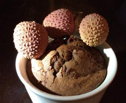 Minis gâteaux chocolat  litchi