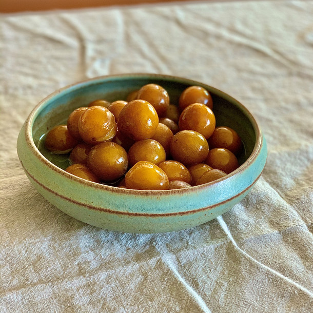 Mirabelles au sirop de Cyril Lignac
