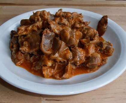 Moelas (Gésiers) à la portugaise