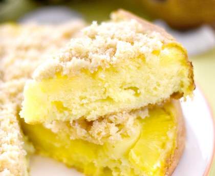 Moelleux à l'ananas façon Pina Colada et son croustillant à la noix de coco