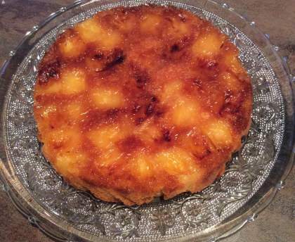 Moelleux ananas, caramel beurre salé