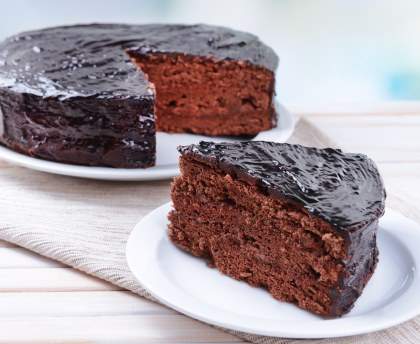 Moelleux au chocolat avec glaçage de Vaness