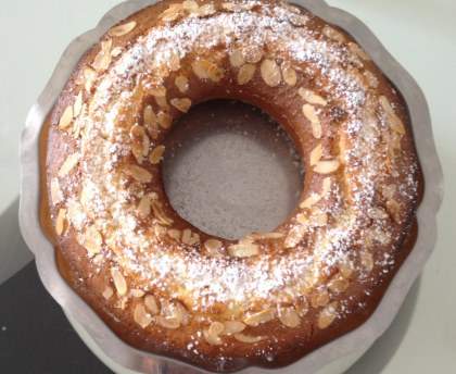 Moelleux au citron frais et écorce de citron confites