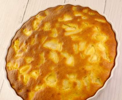 Moelleux aux poires sans gluten