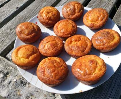 Moelleux cœur fondant lardons et « Vache qui rit »