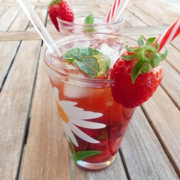 Mojito à la fraise
