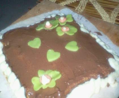 Mon gateau au yaourt façon gateau d'anniversaire