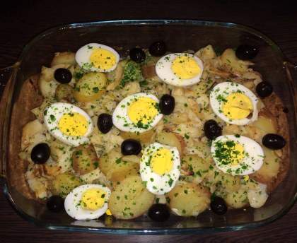 Morue "bacalhau a gomes de sa"