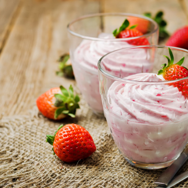 Mousse à la fraise