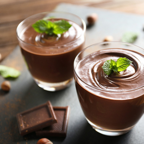 Mousse au chocolat à l'orange avec Cointreau