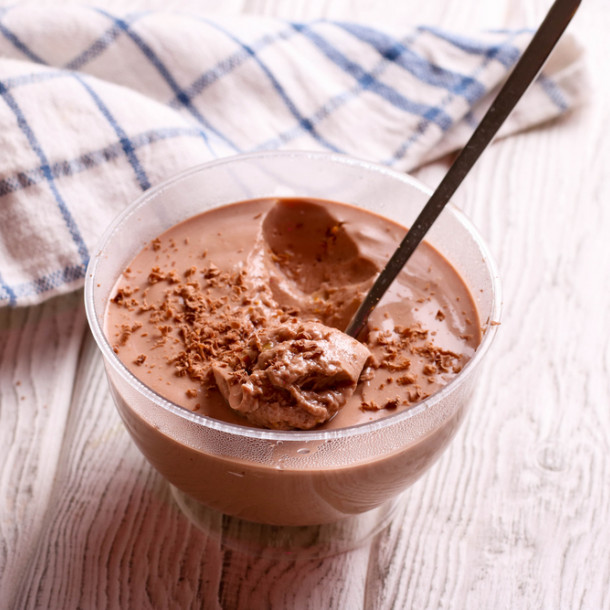 Mousse au chocolat au lait rapide au pichet Microcook de Tupperware
