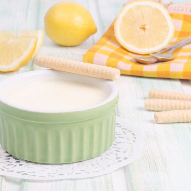Mousse au chocolat blanc et citron