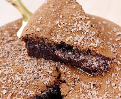 Mousse au chocolat cuite