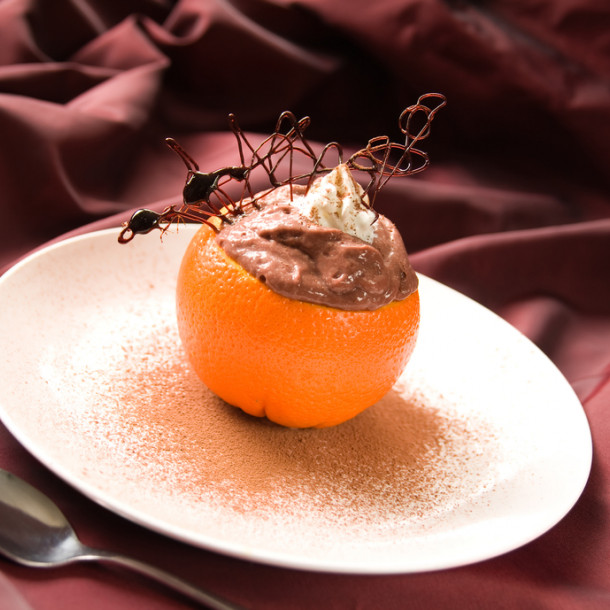 Mousse au chocolat et à l'orange facile