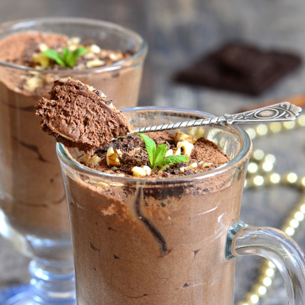 Mousse au chocolat légère