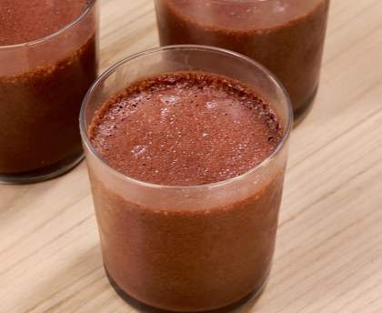 Mousse au chocolat onctueuse