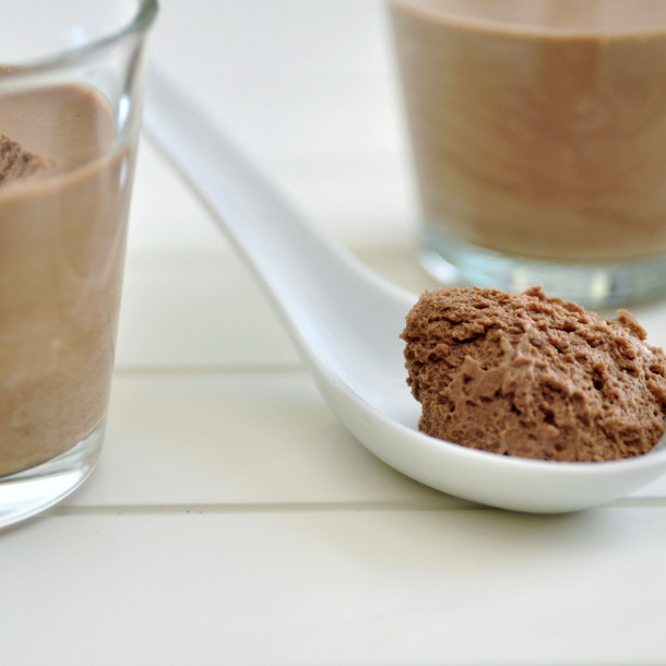Mousse au chocolat simple minute