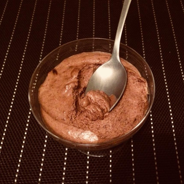 Mousse au chocolat vegan à la crème de coco