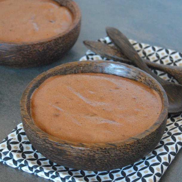 Mousse au chocolat vegan