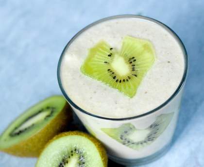 Mousse banane et kiwi