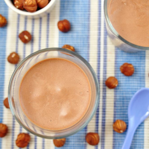 Mousse chocolat et noisette