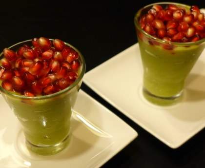 Mousse d'avocat sucrée