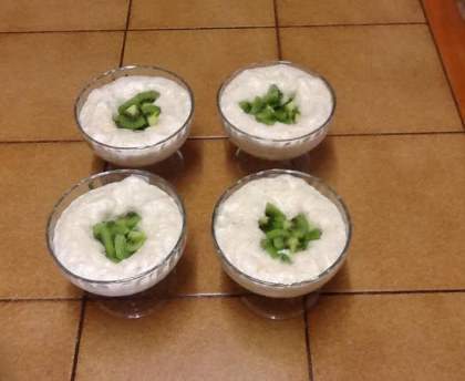 Mousse de banane au rhum