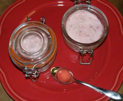 Mousse de fraises