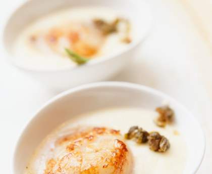 Mousse de pétoncles