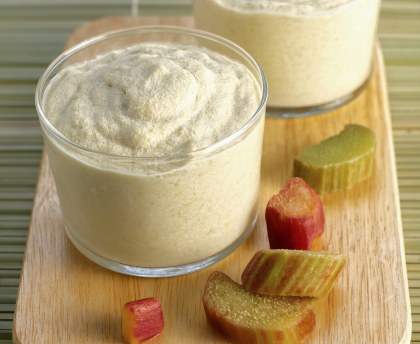 Mousse de rhubarbe