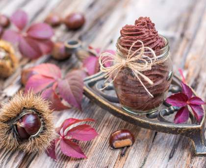 Mousse glacée aux marrons