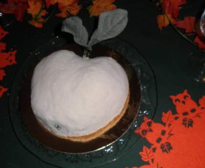 Mousse glacée aux pommes et cidre