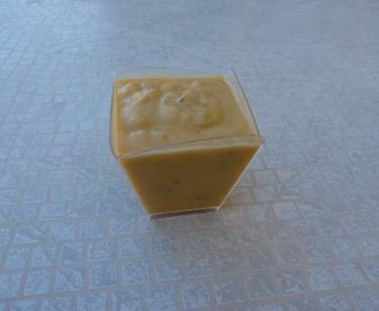 Mousse légère de courgettes au chèvre
