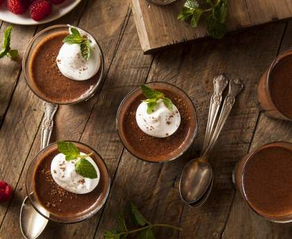 Mousse menthe-chocolat facile