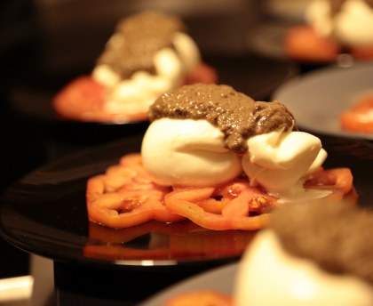 Mozzarella Burrata à la crème de truffe
