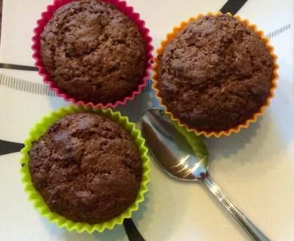 Muffin au chocolat, citron, miel et gingembre