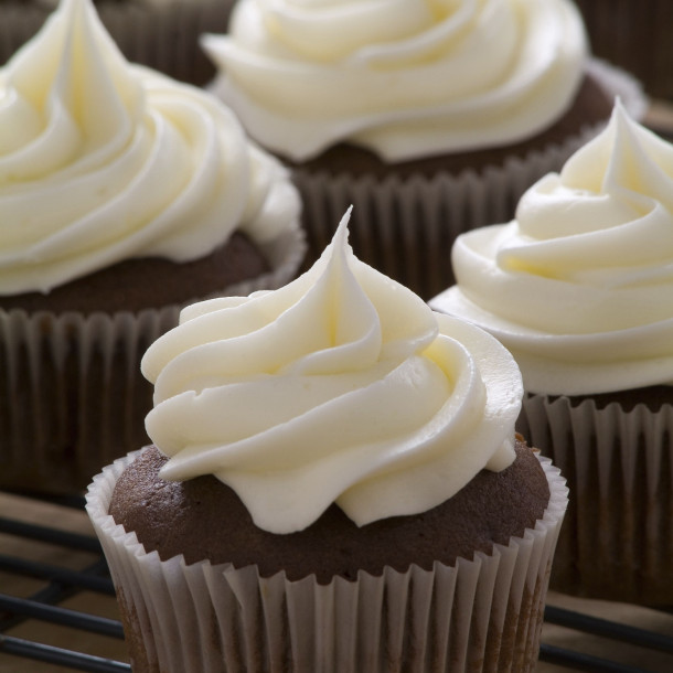 Muffin au chocolat crème chantilly