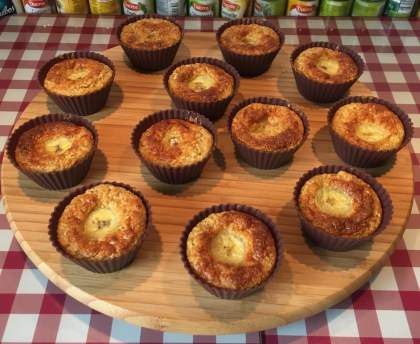 Muffin banane avoine light