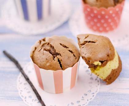 Muffin chocolat avocat