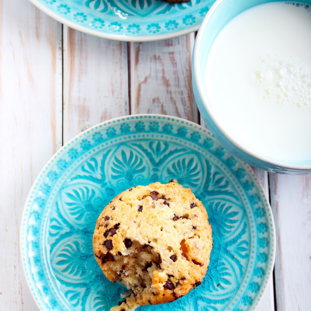 Muffin chocolat et mirabelles