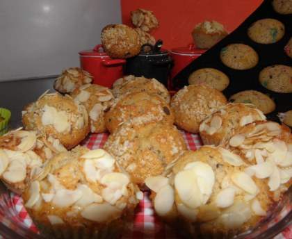Muffin chocolat fruits secs