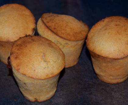 Muffin sucré à la polenta