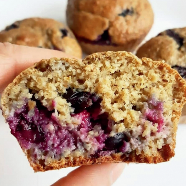 Muffins à la myrtille 