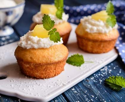 Muffins à l'ananas