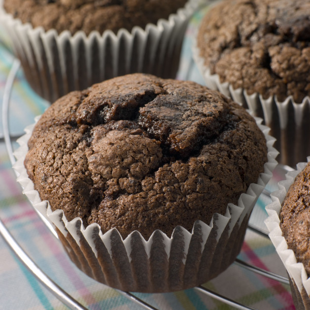 Muffins au chocolat et pépites de chocolat faciles