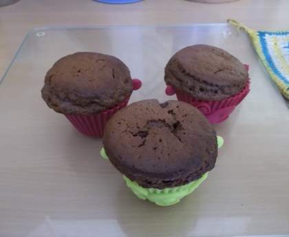 muffins au chocolat noir 